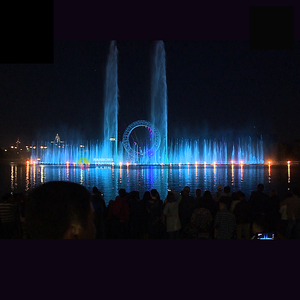 Đài Phun Nước Âm Nhạc Nổi Ba Chiều Đa Phương Tiện Hồ Dài 180M Ngoài Trời Với Thác Nước Kết Cấu Chữ O Lớn Thứ 3 Thế Giới - Product Image 6