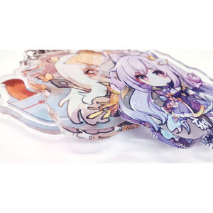 Juego acrílico <span class=keywords><strong>Anime</strong></span> colgante lindo Barbatos dormir Genshin llavero <span class=keywords><strong>Cosplay</strong></span> dibujos animados bolsa llavero regalo teléfono móvil encanto llaveros - Product Image 4