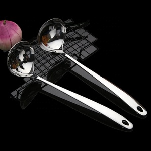 Cucharón de sopa grande de acero inoxidable con mango largo de 28-40 pulgadas, herramienta para Cocinar en casa, apto para lavavajillas - Product Image 3