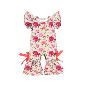 2L-LY Pelele de bebé con estampado floral, traje de bebé, pijama, ropa para recién nacido - Product Image 6