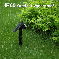 Projecteur solaire de jardin étanche IP65 noir, éclairage paysager extérieur, projecteur LED solaire pour arbres