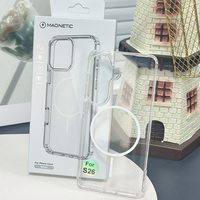 Coque de téléphone antichute en TPU couleur unie, super magnétique, fine et la plus vendue, pour iPhone 12/12 Pro Max/13/14/15/16/17 Pro Max avec protection caméra