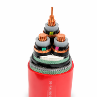 3-adriges 16mm² Abgeschirmtes Mittelspannungs-Stahlarmiertes Kabel mit XLPE-Isolierung und Kupferleiter für Stromnetzverteilung