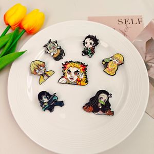 100 تصميم عالي الجودة لدبابيس أنمي أوزوماكي أكاتسوكي نينجا أوتشيها، دبابيس معدنية مطلية بالمينا مع بطاقة في عبوة OPP - Product Image 4