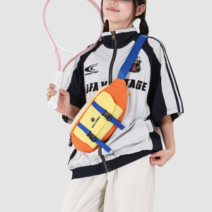Sac bandoulière compact unisexe pour le sport, la randonnée, les voyages et les activités de plein air, avec compartiment pour <span class=keywords><strong>téléphone</strong></span>, design color-block, inspiré de la mode Dopamine transfrontalière - Product Image 3