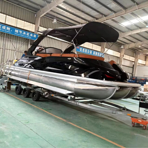 เรือโป๊ะไฟเบอร์กลาสแบบปรับแต่งได้ ยอดนิยม สำหรับใช้เพื่อความบันเทิง - Product Image 1
