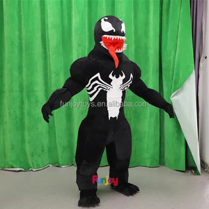 Costume de mascotte gonflable <span class=keywords><strong>Venom</strong></span> pour adultes, pour la publicité et la promotion de personnages de dessins animés sur le thème du cinéma - Product Image 2