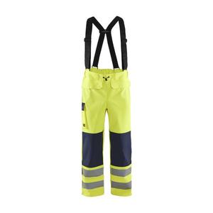 BLAKLADER - 131320223389L Pantalon de pluie ignifuge Niveau 2 Jaune/Bleu marine-EAN 7330509783597 FLAME RESISTANT WORKWEAR - Product Image 1