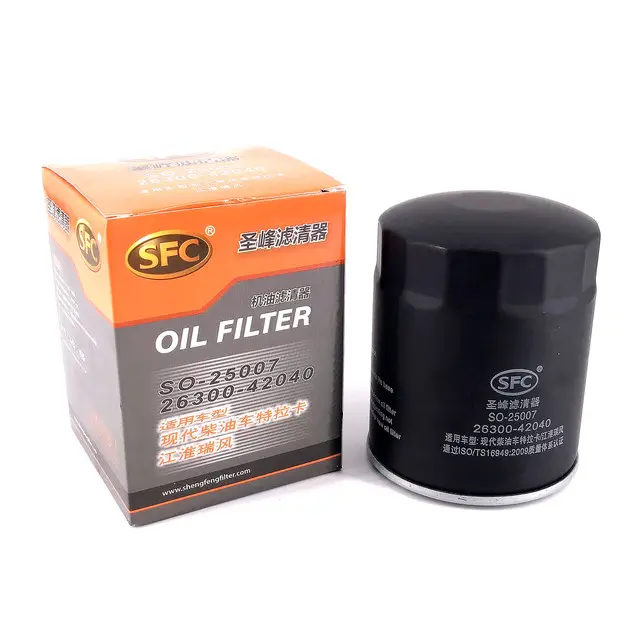 Hot selling Oil Filter 26300-42040 26300-42030 use for Hyundai Factory Sale Most Popular Car