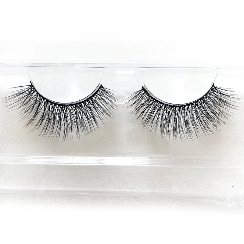 Faux cils naturels 3D en soie, Volume spectaculaire, accessoire de maquillage, 2020