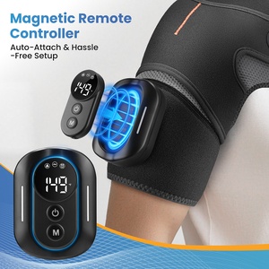 Massageador de Ombro com Terapia de Calor por Vibração com 4 Motores, Compressa Quente Sem Fio, Cinto de Massagem com Controle Remoto - Product Image 5