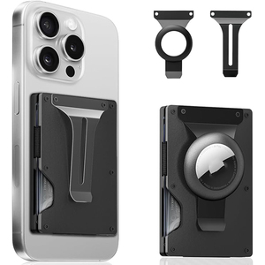 2025 nouveau <span class=keywords><strong>porte</strong></span>-<span class=keywords><strong>carte</strong></span> magnétique d'affaires en métal élégant adapté pour <span class=keywords><strong>Apple</strong></span> <span class=keywords><strong>Airtag</strong></span> MagSafe RFID hommes portefeuilles pince à billets RFID - Product Image 1