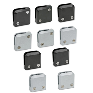 Clips extraíbles de acrílico de aleación de aluminio ajustable, soporte <span class=keywords><strong>para</strong></span> estante de Panel de cubículo, abrazadera de Clips de partición de escritorio - Product Image 1