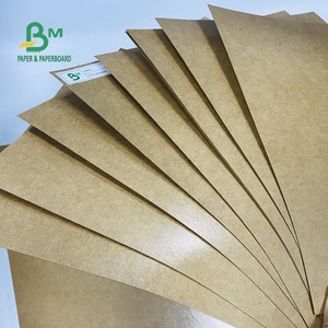 10G/15G Polythene <span class=keywords><strong>Coated</strong></span> Kraft 200G Đến 400G Giấy Đất Sét <span class=keywords><strong>PE</strong></span> Không Tẩy Trắng Cho Hộp Đựng Thực Phẩm - Product Image 2