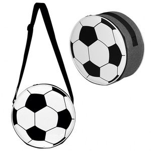 Bolsa Térmica para Almuerzo con Estampado de Fútbol, Popular y de Gran Venta, Bolsa Térmica con Cierre y Correa Cruzada para Exteriores, Bolsas Refrigerantes con Estampado de Fútbol - Product Image 4