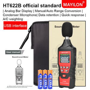MAYILON HT622B Pabrik Penjualan Langsung Digital <span class=keywords><strong>Sound</strong></span> Level <span class=keywords><strong>Meter</strong></span> Tanggapan Frekuensi 30Hz-8KHz Digital <span class=keywords><strong>Sound</strong></span> Level <span class=keywords><strong>Meter</strong></span> 30 130db - Product Image 6