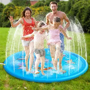 Mùa hè nóng làm mới Splash-proof Mat: inflatable, bền PVC, nhiều trẻ em vui vẻ-Hoàn hảo cho ngoài trời làm mát & hoạt động