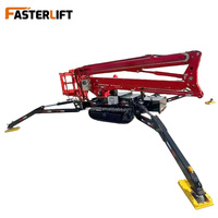 Plataforma Elevadora Araña Autopropulsada Ajustable de 10m-48m con Brazo Articulado y Canastilla para Trabajos en Altura