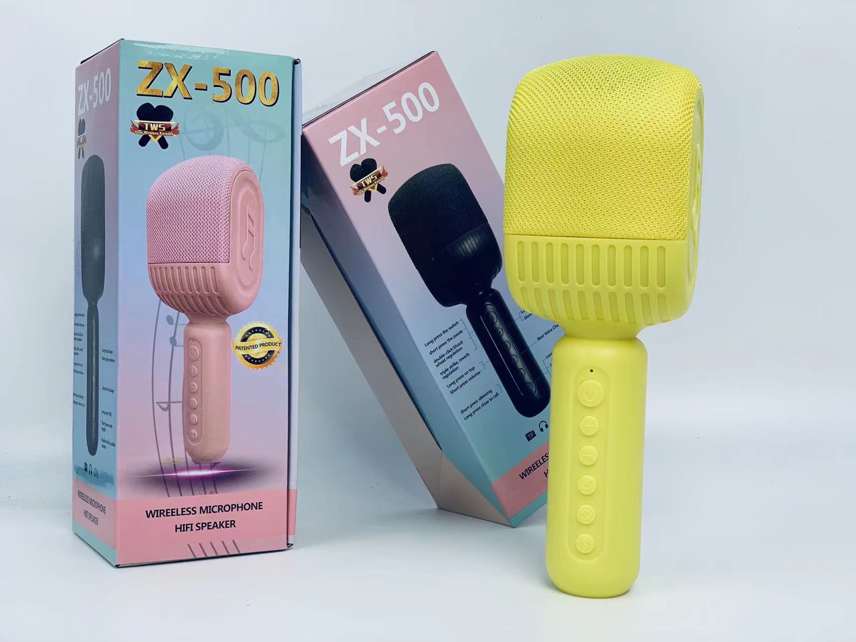 ZX-500 Wireless Microphone - Long Use Time & High Quality