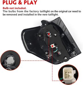 Funkywheel อะไหล่ไฟท้ายข้างผู้โดยสารด้านขวาสำหรับนักวิ่ง4คน2014-2020 - Product Image 2