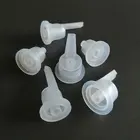 Petite pipette ronde transparente en PVC souple avec couvercle scellé et impression sérigraphique pour une distribution précise des liquides
