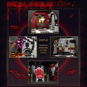 36003 3540 Piezas MOC Street View <span class=keywords><strong>Casa</strong></span> de Vampiros, Bloques de Construcción, Ladrillos, Juguetes, Regalos de Navidad, 14+ - Product Image 3