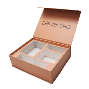 Biodegradable Eco-Friendly Customizable Paperboard <b>Box</b> with Sponge Lining Varnishing Magnetic Closure Custom Logo - Product Image 1