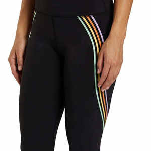 Leggings d'entraînement taille haute pour femmes taille élastique vêtements de sport pour le sport de fitness pantalons de yoga solides pour la course à pied prix d'usine - Product Image 2