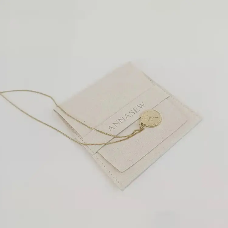 Suede Jewelry Pouch Jewelry Bag Pouch Packaging With Logo