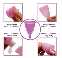 Juego de Copas Menstruales Reutilizables de Silicona de Grado Médico Zy Zysp: las Copas Menstruales Más Confiables