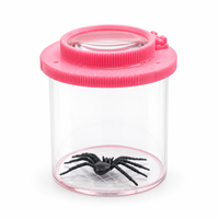 Dispositif d'observation des insectes bidirectionnel pour enfants, loupe, jouet d'observation et de collecte d'insectes HD pour l'extérieur