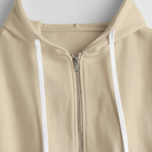 Polaire mode fille femme femmes décontracté à manches longues pull à capuche haut court sweat à capuche haut court sweat à capuche sweats à capuche - Product Image 1