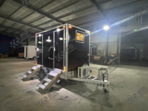 โถส้วมเคลื่อนที่แบบพกพาชักโครก2โถชักโครกแบบพกพาสำหรับห้องน้ำห้องส้วมรถยนต์สุดหรู - Product Image 6