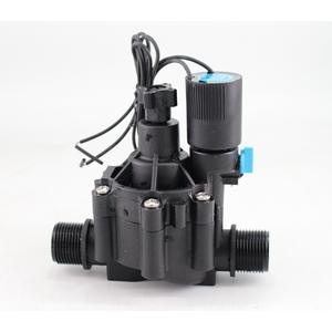 Válvula Solenoide para Riego de Jardín con Interruptor Manual, Rosca Externa, DC24V, Cuerpo de Plástico, Control de Agua y Aire - Product Image 1