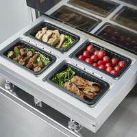 Machine de mise sous vide à film étirable pour sandwichs et poulet congelé, avec plateau, pour aliments, à purge de gaz, pour emballage sous vide sous film étirable (Skin Pack), PCB