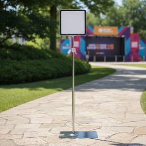 ป้ายโฆษณาโปรโมชั่นพลาสติกสำหรับซูเปอร์มาร์เก็ต ตัวอย่างฟรี พร้อมขาตั้งโชว์สินค้าแบบตั้งพื้น - Product Image 5