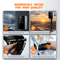 Pengisi Daya Mobil Listrik Tenaga Surya 22KW Baru 32A dengan Steker Tipe 2/GBT Kontrol APP IP54 OCPP 1.6J/2.0.1