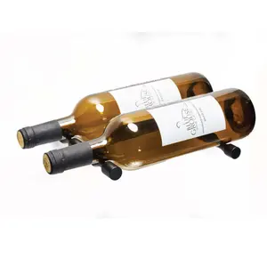 Alüminyum duvara monte şarap rafları şişe şarap sahipleri için ev yapımı şarap Bar