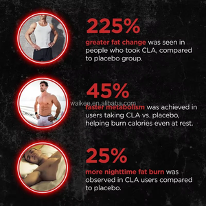 ซอฟต์เจล CLA 1000 มก. กรดลิโนเลอิกคอนจูเกต แบรนด์ส่วนตัว สำหรับเสริมสร้างร่าง<span class=keywords><strong>กาย</strong></span>ให้กระชับและส่งเสริมการเผาผลาญ <span class=keywords><strong>สูตร</strong></span>น้ำมันดอกคำฝอย - Product Image 2