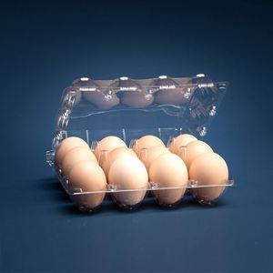 Barquettes en plastique pour œufs, boîte de rangement réutilisable pour œufs de poule - Product Image 3