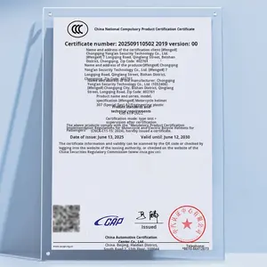 Cascos de motocicleta para hombre y mujer, todas las estaciones, certificado DC, ABS, Scooter, casco de seguridad, gama alta, 3/4, medio casco, doble XL, liberación rápida - Product Image 6