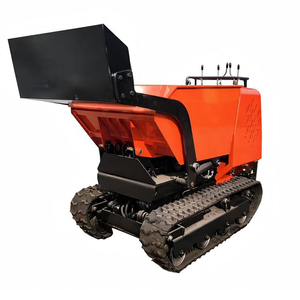Volquete Hidráulico Rojo con Cucharón Desmontable, Vehículo de Transporte Industrial, Capacidad de 500 kg, Construcción de Acero - Product Image 6