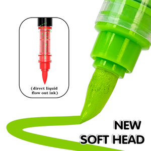 Set di Pennarelli Acrilici Liquidi Guangna con Punta Morbida in Plastica per Disegno Artistico Studenti - Product Image 6