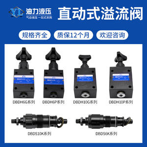 วาล์วระบายแรงดันโดยตรงแบบแผ่น DBDS6P10P/DBDS6K10K/DBDH6P6G/DBDH10P1 วาล์วไฮดรอลิกแบบท่อ - Product Image 5