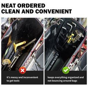 Borsa da riporre Organizer borse rigide custodia portautensili borsa laterale adatta per Harley Touring Sportster Dyna <span class=keywords><strong>Softail</strong></span> 1980-2023 BMW - Product Image 3