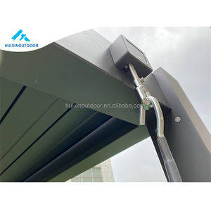 <span class=keywords><strong>Toldo</strong></span> retráctil Cubierta de <span class=keywords><strong>cenador</strong></span> de techo de PVC transparente Rolling Sliding Louvre Kit Soporte Pérgola - Product Image 6