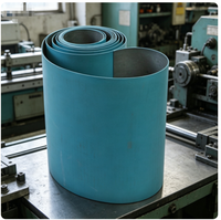 Bande de guidage en PTFE bleu TEBAK 0,8-3,2 mm pour machines-outils de haute précision, bande de guidage coulissante en PTFE à faible bruit 100/200/305 mm