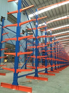 Prateleiras Cantilever de <span class=keywords><strong>Metal</strong></span> Resistente para Armazenamento de Rolos de Tecido, Sistema de Prateleiras Cantilever Ajustável para Armazém - Product Image 4