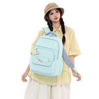 Mochila Escolar Práctica para Niñas, con Gran Espacio Interior, Correas Ajustables, para Primaria y Secundaria, Impermeable, con Cierre