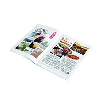 Индивидуальная печать в мягкой обложке, издание буклета, журнальные брошюры, каталог фото, поваренная Бумажная книга
